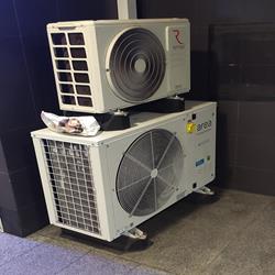 Agregat posadowiony bezpośrednio na niższym